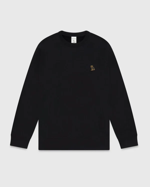 ATHLETICS CREWNECK BLACK OVO SWEATSHIRT